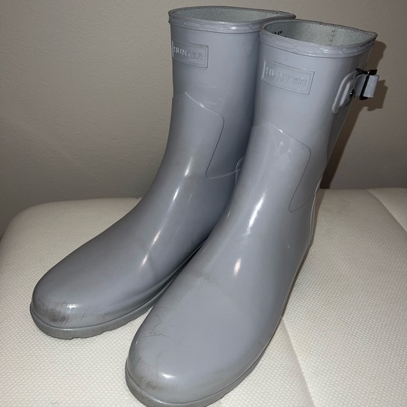 Short Gloss Hunter Boots - Picture 1 of 5